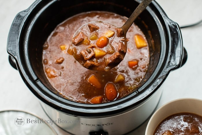 Slow Cooker Beef Stew Recipe in Crock Pot EASY!| Best Recipe Box
