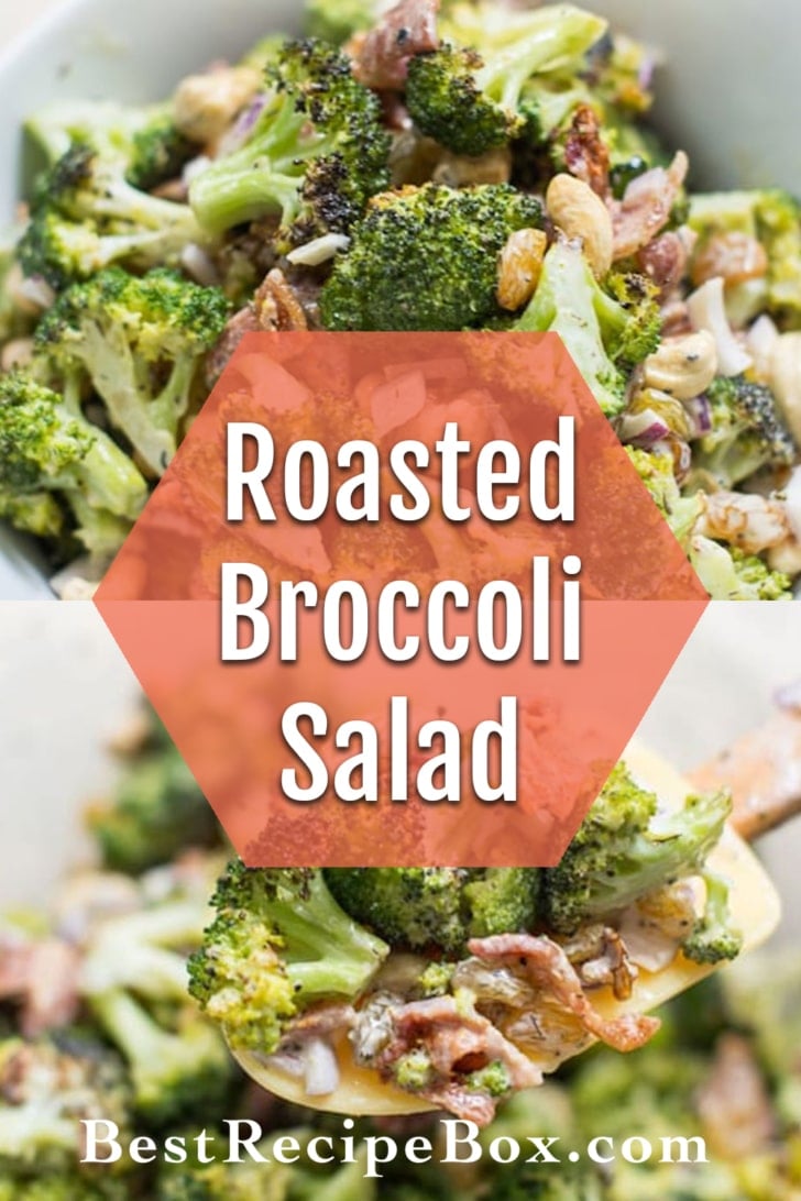 Roasted Broccoli Salad collage
