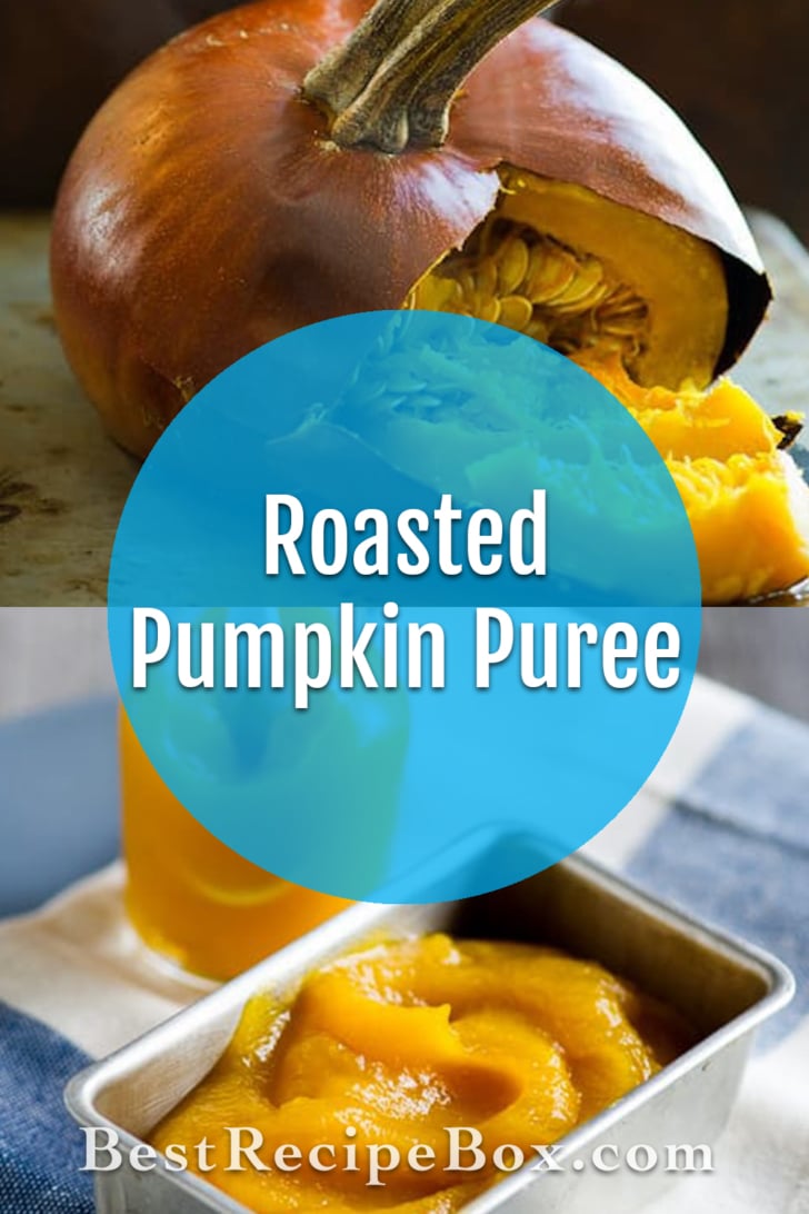How to make homemade pumpkin puree. Make it fresh, you'll love it! on @bestrecipebox