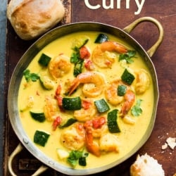 shrimp curry recipe in pot