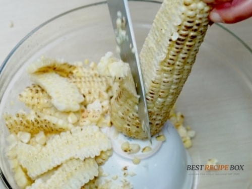 shucking corn