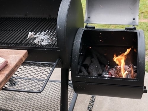 Lighting charcoal