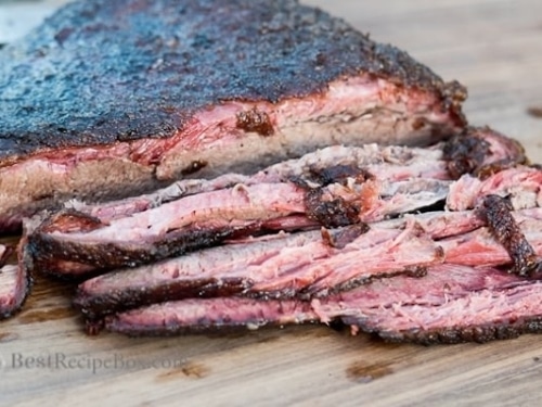 Slice brisket