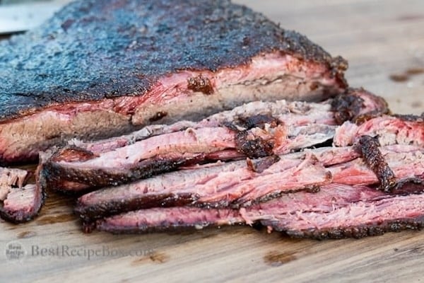 Slice brisket