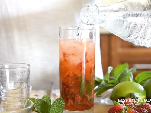 Adding club soda