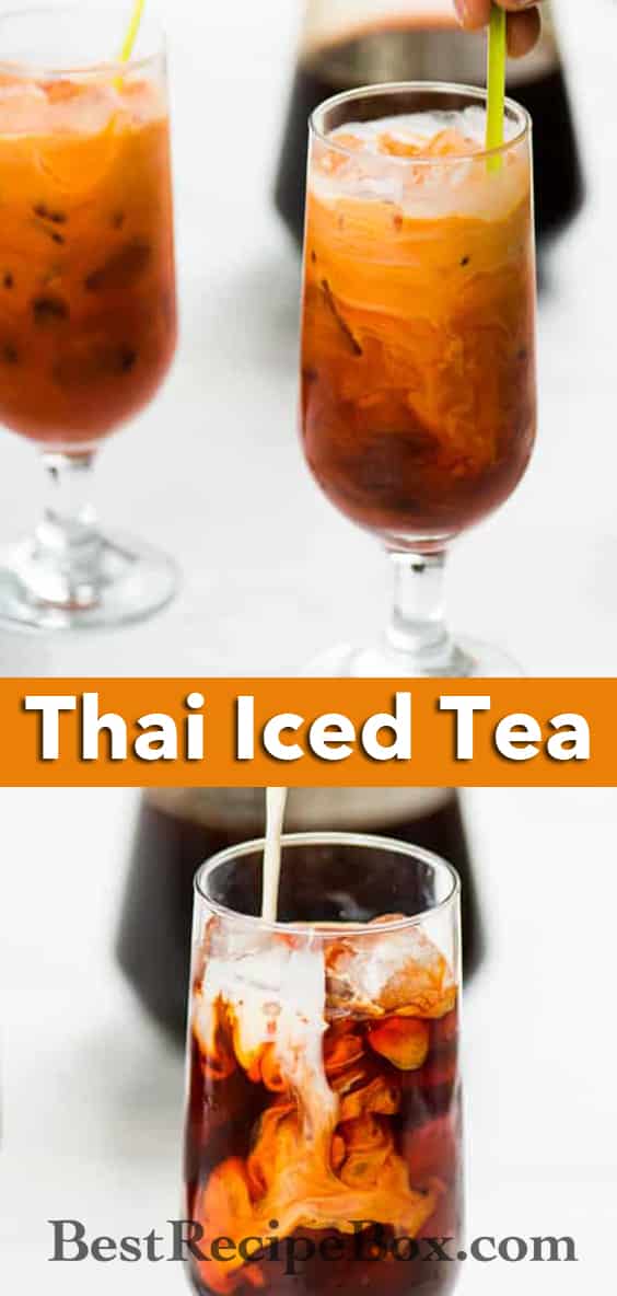 Thai Iced Tea Recipe - Homemade! Super Easy and Just like the restaurants | @bestrecipebox