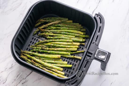 Thanksgiving Asparagus Recipe in Air Fryer @BestRecipeBox