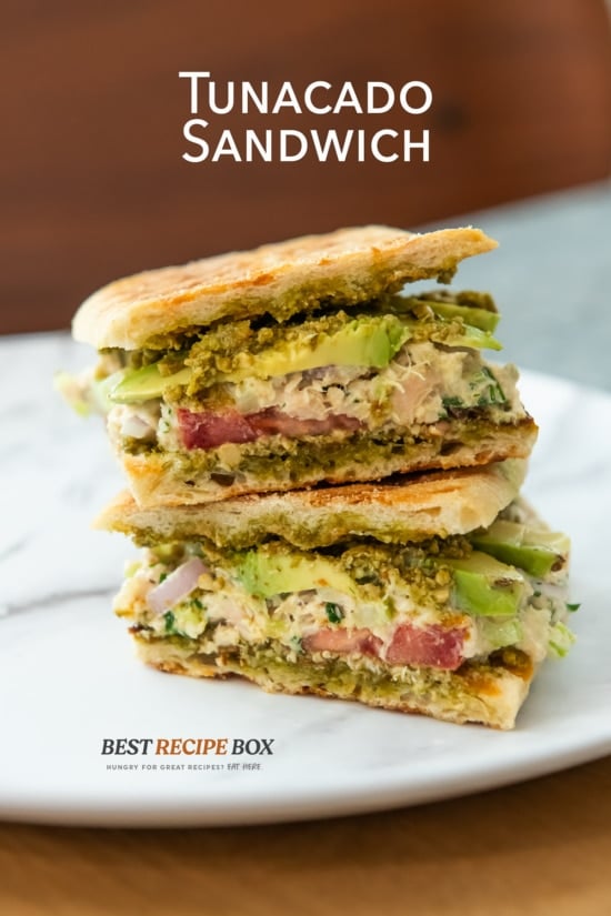 stacked tunacado sandwich