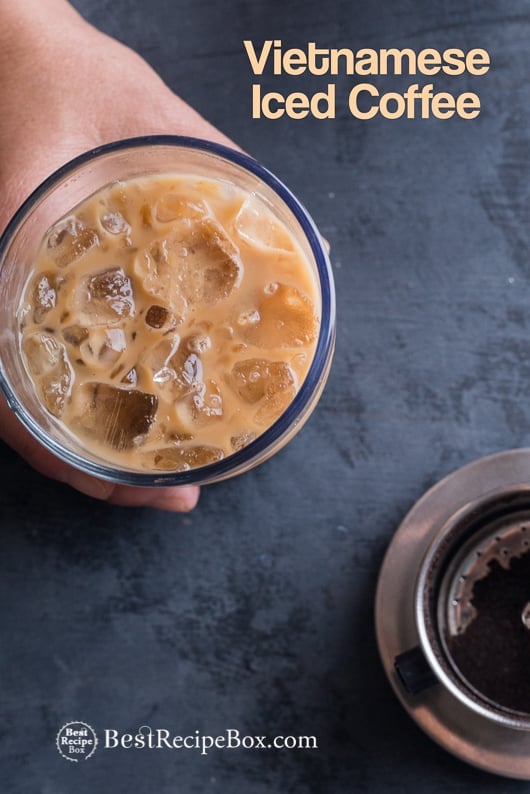 Vietnamese Iced Coffee Recipe in a glass 