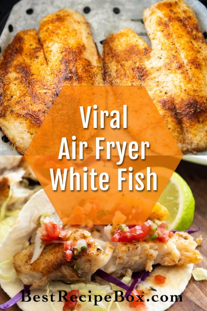 Air Fryer Cajun Fish recipe collage