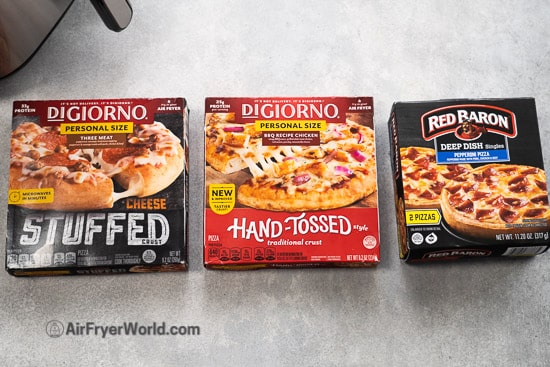 brands of frozen pizza for air frying 