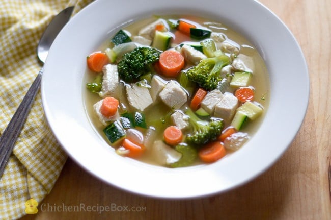healthy chicken soup recipe