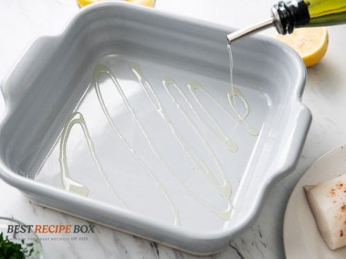 oil baking dish