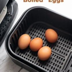 How to make Hard boiled eggs recipe in air fryer- Easy and perfect! @bestrecipebox
