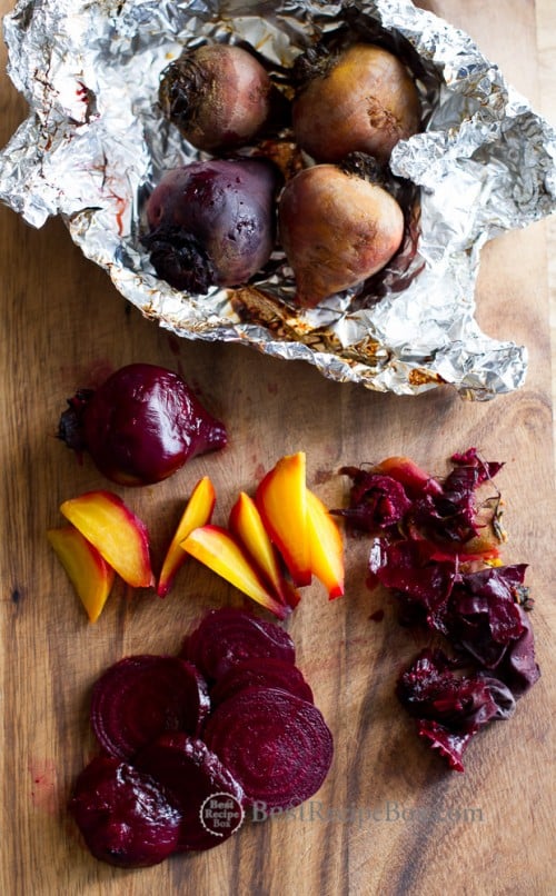 How to Roast Beets in The Oven step by step 