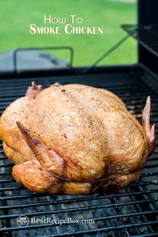 How To Smoke Chicken Recipe in Smoker BBQ Grill step by step 