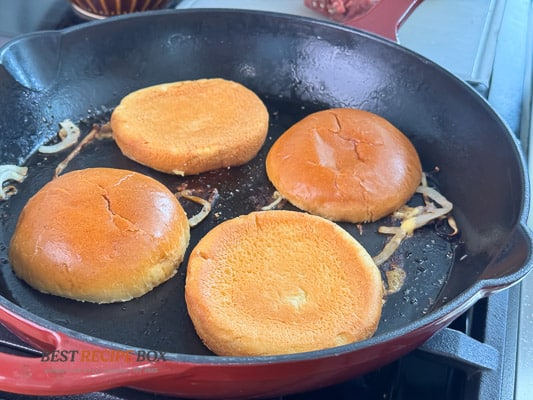 warming the buns