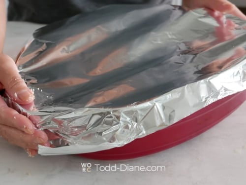 cover with foil