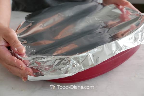 cover with foil