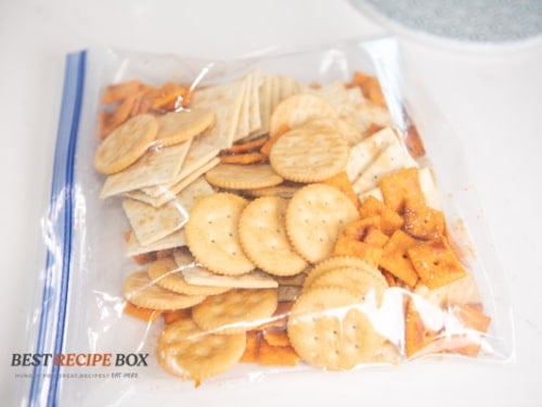 dry crackers in bag