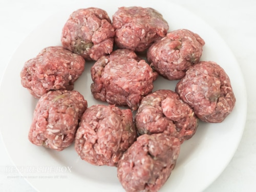 slider meat balls