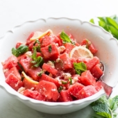 Refreshing Healthy Watermelon Salad Recipe with Mint for Summer | @bestrecipebox