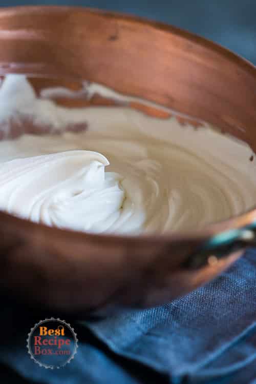 Whipped Cream Stages step by step 